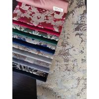 Polyester Jacquard Customized Flower Print Fabric Velvet Sofa Fabric