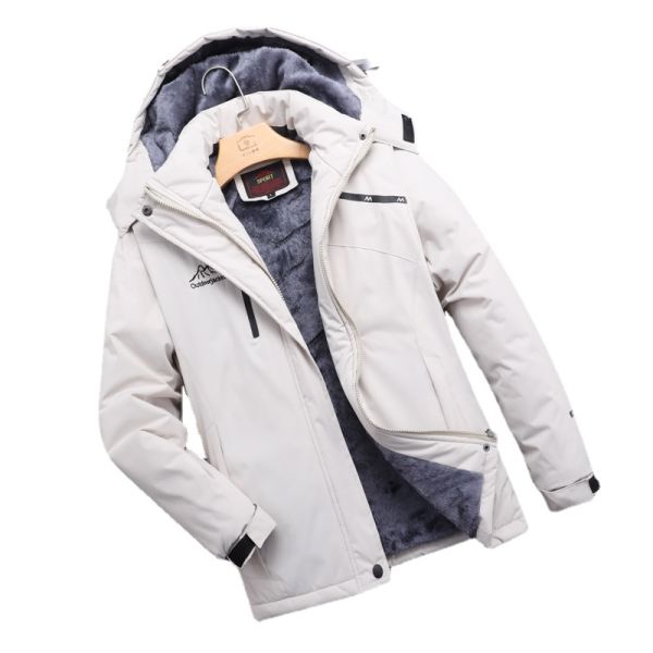 Stay Warm and Comfortable with Our Customizable Thick Berber Fleece Men's Jacket