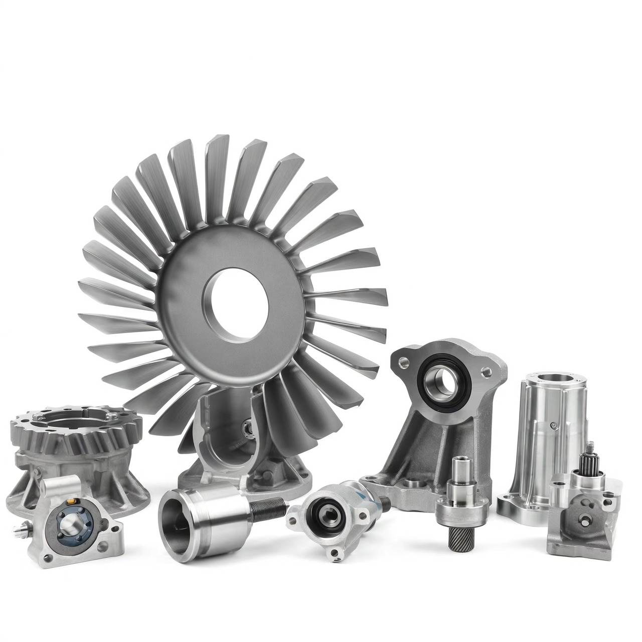 JB Inconel713C Turbine Wheel Shaft Moving Blades Gas Diesel Engine Combustion Chamber Investment Casting Services