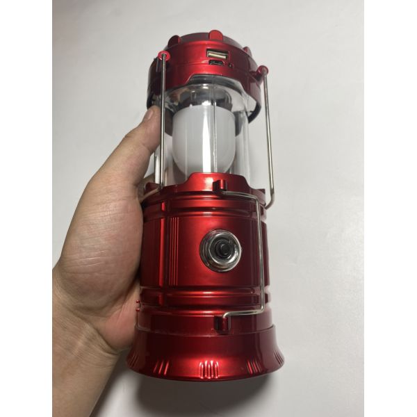 Solar Camping Light 18650 Outdoor USB Rechargeable Flickering Flame Mining Lanterns LED Emergency Portable Lighting