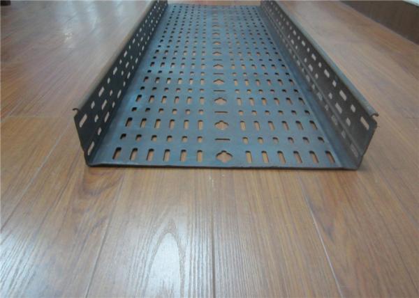 Full Automatic Cable Tray Roll Forming Machine , Auto Decoiler metal forming machine