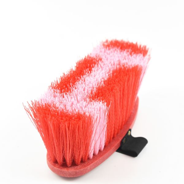 8 Inch 20*6 cm PP Horse Hair Body Brush Purple I - Shaped Plastic Foam