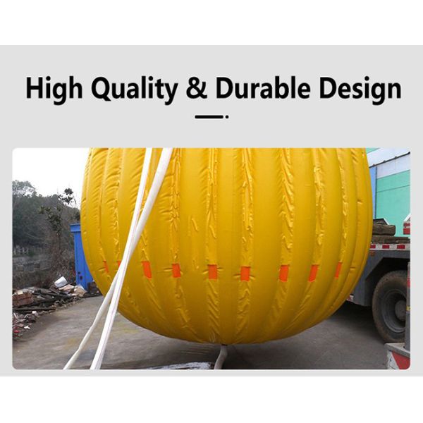 Испытание нагрузки крана Водные мешки толщина 0,4 мм - 2,5 мм