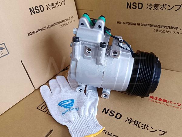 Auto AC Conditioning Compressor For KIA 977013R000 Compatible with Bongo 12v HS15 Auto Ac Compressor