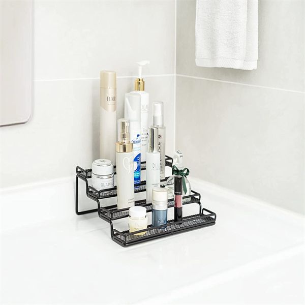 28.8*15.5*29.8cm Lacquer Spice Rack Organizer for Kitchen Countertop Bathroom Storage