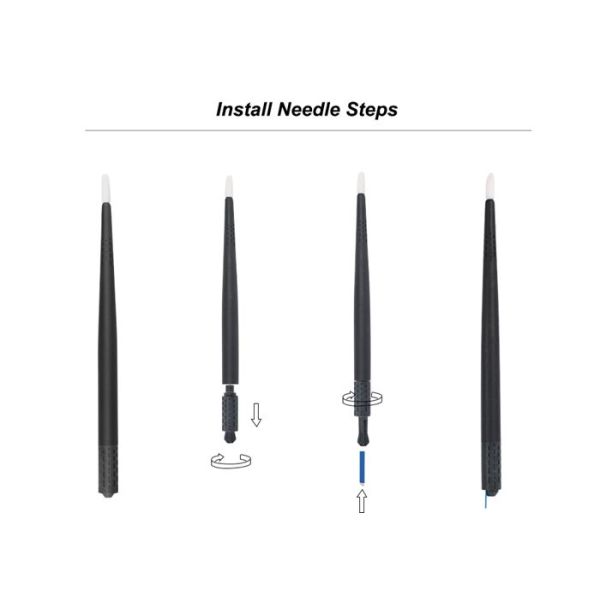 Biodegradable Micro Blade Eyebrow Tattoo Pen / Universal Manual Tattoo Holder