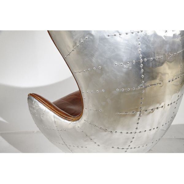 Brown Authentic Leather Office Desk Chair Durable Vintage Industrial Style Furniture