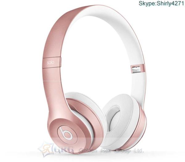 Beats By Dre Solo 2 Wireless Headphones - Special Edition ROSE GOLD  made in china grgheadset