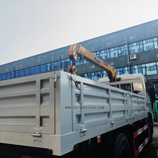 Dongfeng 2 Ton 3 Ton Truck Mounted Crane Three Arm Mini Crane Truck With Xcmg Sqs68-3