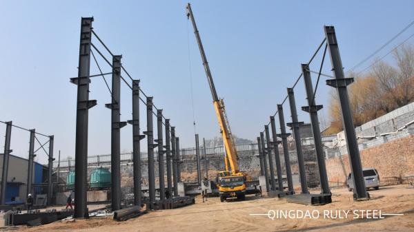 Período da oficina da construção de aço da casa pré-fabricada o grande fácil monta Crane Ventilation