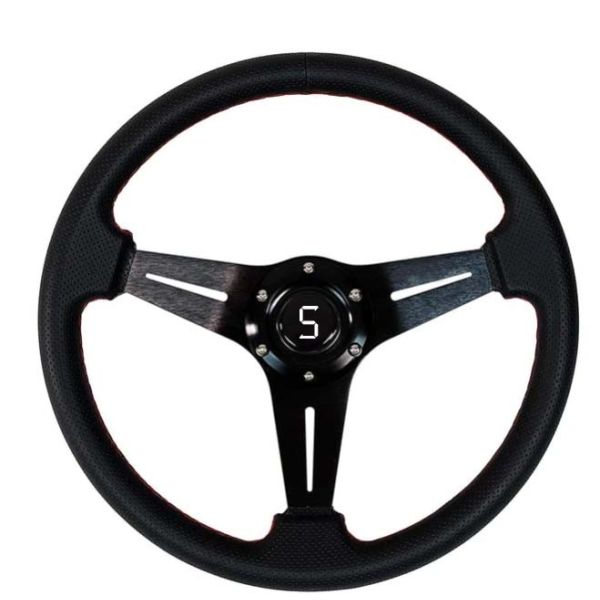 13.5 дюймовые рулевые колеса для гольф-коляски черные с тремя спицами