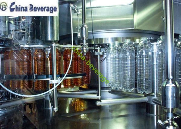 Complete Carbonated Drink Filling Machine 3 In 1 Stainless Steel Isobaric Filling