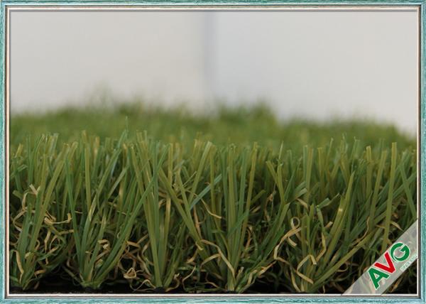 Unique Decoration Landscape Artificial Grass Monofil PE + Curly PPE Material