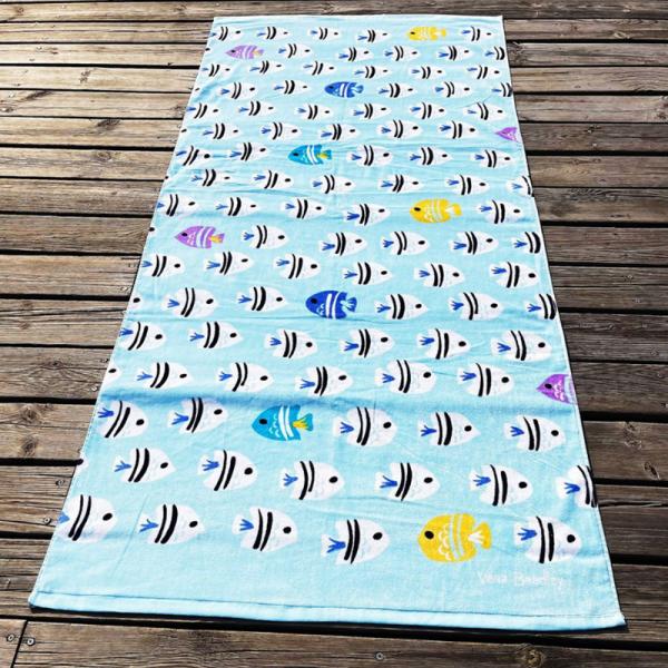 Customized Size And Weight 100% Cotton Oversized Beach Towels