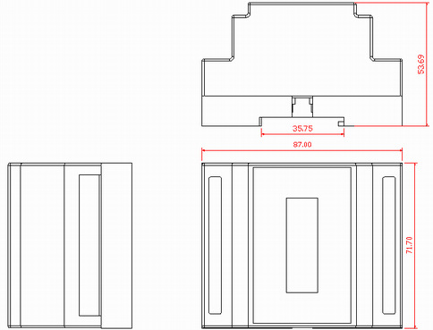 AC90-240V 3 Way RGB led light controller DMX Triac Dimmer 0-10V 1A Maximum Output Each Channel