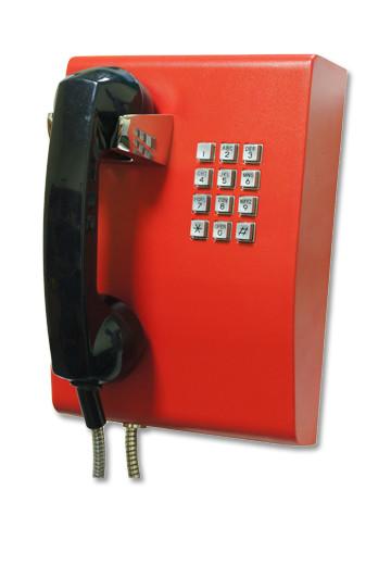 Vandal Resistant Hospital Telephone with Rugged Handset and Metal Keypad