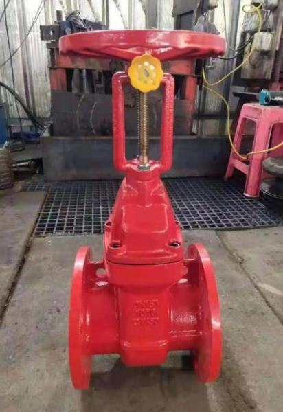 Válvula de porta personalizada de tamanho 2,5 de caudal ascendente tipo flange para GB DIN ANSI GOST Standard