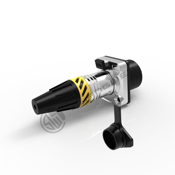 Мини XLR женский разъединитель розетка 3 штифта разъединитель водонепроницаемый наружной