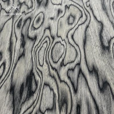Colored Texture Engineered Veneer Burl 0.4mm With Paper Back