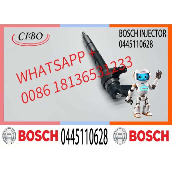 Injector 0 445 110 629 Diesel Fuel Inyector Common Rail 0445110629 0445110628 Diesel Injection Nozzle Assy