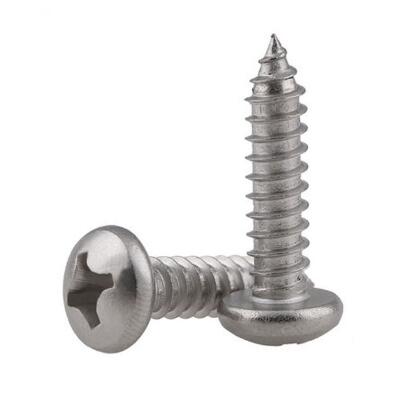 Din7995 Mild Steel Raised Countersunk Head Wood Screw Cross Recessed A2 A4