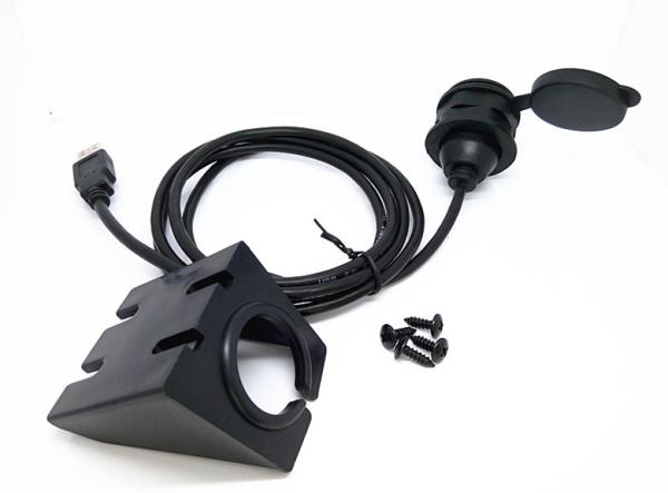 Car Dash Mount USB Extension Cable / Car Charger Aux Cable Water Resistant