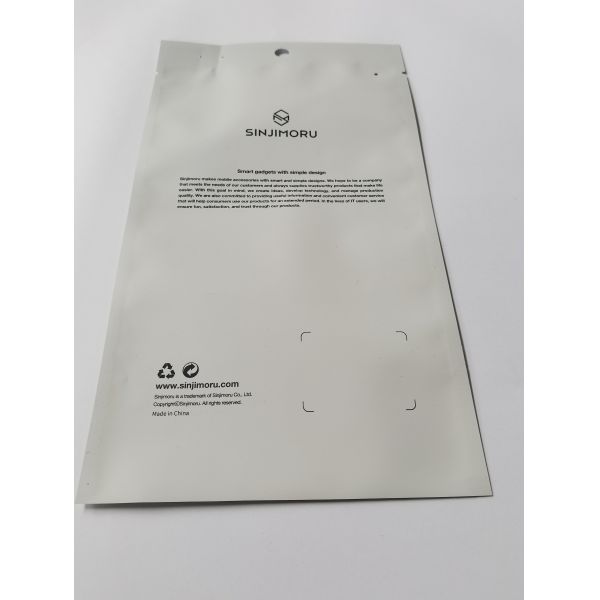 Electric products anti breakage Side Seal Pouch Spot UV Surface Printing