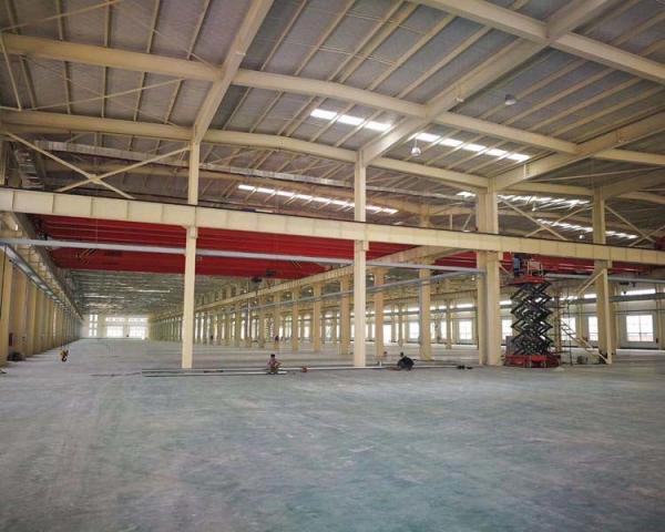 Economical Large Span Prefabricated Metal Warehouse Durable Steel Structure Office Building Aircraft Hangar