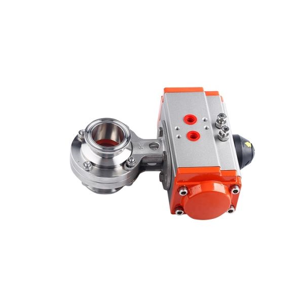 Customized D681-X Stainless Steel 301/304/316 Pneumatic Butterfly Valve