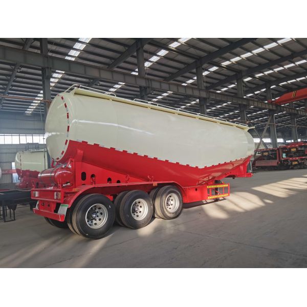 3 Axle Bulker Cement Tanker Trailer 10000 Gallon 42 Cubic Meters Fly Ash Trailer