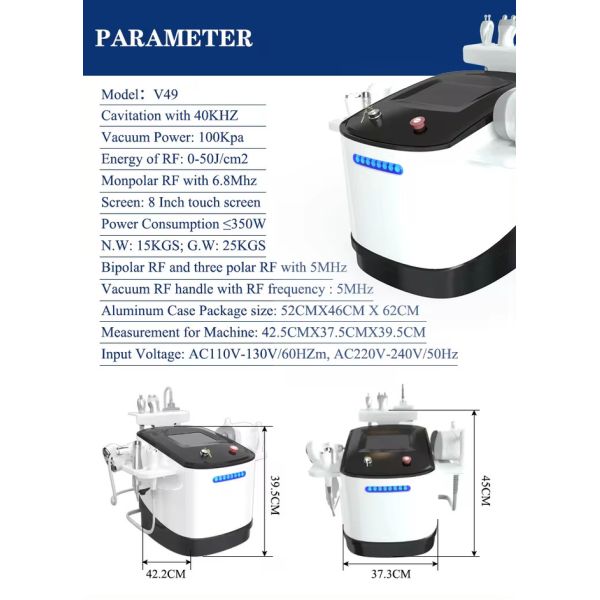 Vacuum Roller Lipo Massager RF Vacuum Infrared Cellulite Reduction Equipment