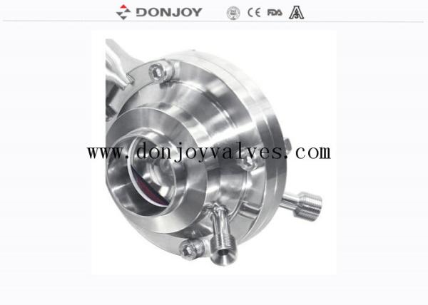 CIP Port DN50 1.4301 Manual Butterfly Sanitary Ball Valve
