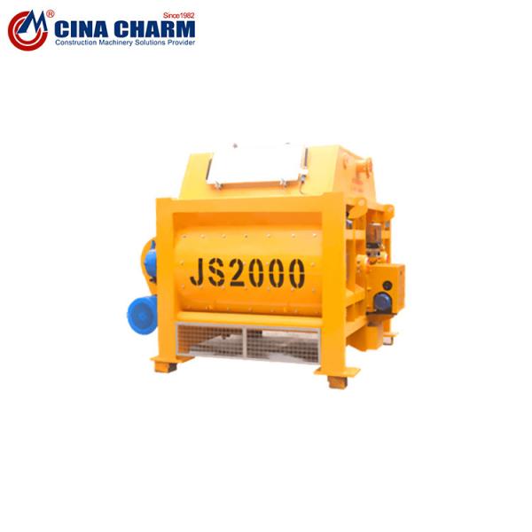 Twin Shaft Forced Js2000 560L Electric Concrete Mixer