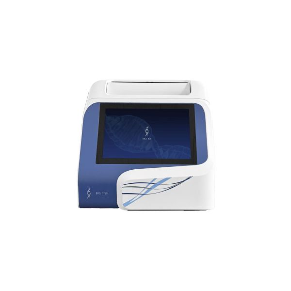Real Time PCR Analyzer with 96 Well Template and 5 Fluorescent Channels for DNA/RNA Amplification at 6°C/S Ramp Rate