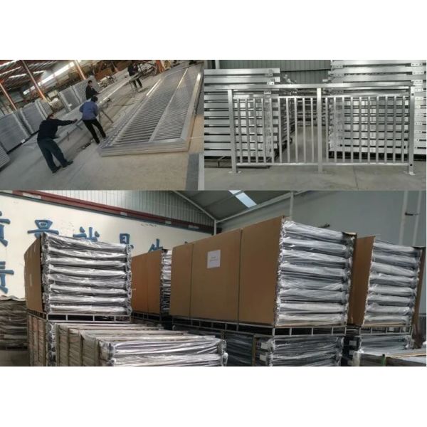 Large Area Spliced Tubular Steel Fence For Big Property