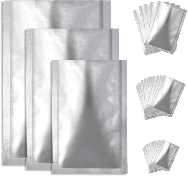 1 Gallon Mylar Vacuum Sealer Bags Sliver Food Storage Aluminum Foil Bags