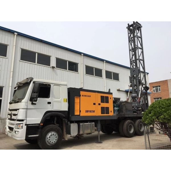 SRJKC300 300m TRUCK MOUNTED WATER WELL DRILLING RIG shallow water well drilling equipment water well rig well digging
