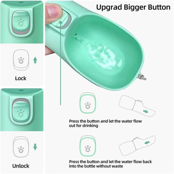 Eco Friendly Dog Travel Water Bottle Leakproof Portable Dog Water Bottle