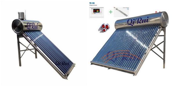 Unpressurized 50L 100L 200L 300L 500L Chrome Plate Solar Hot Water Heater Boiler System