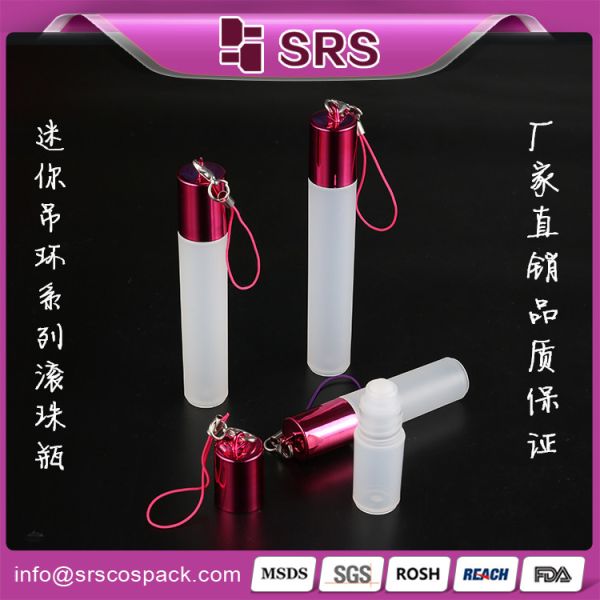 plastic roll on bottle with hook for perfume bottle