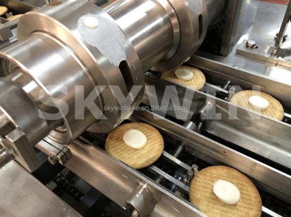 Automatic Cream Jam Filling Biscuit Sandwich Machine For Biscuit Production Line