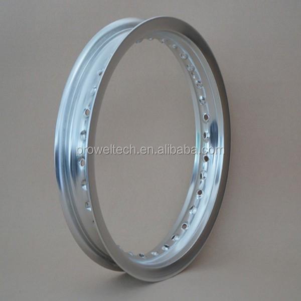 Polishing Yellow 36 Holes Red Alloy Motorcycle Rims Wheel Rims with Yellow Polishing