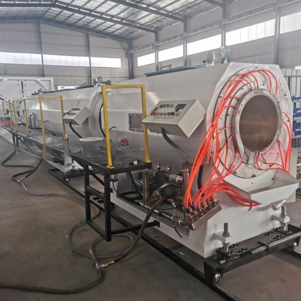 Linha de produção de tubos de abastecimento de água HDPE de alta potência 315-630 mm com motor principal de 250 kW