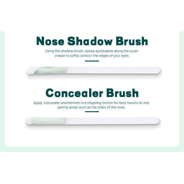 3 шт. для макияжа глаз, настраиваемая, синтетическая прическа и пластиковая ручка, PVC упаковочная коробка