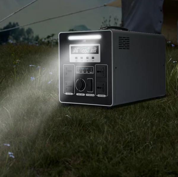 YF04 1000W Solar Generator 1024Wh Portable Power Station With Solar Charging For Home Backup Camping RV