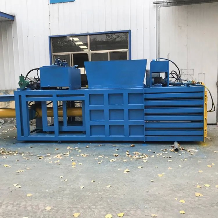 Robust Horizontal Waste Balers Automatic Feeding System And Continuous Hydraulic Baler Machine