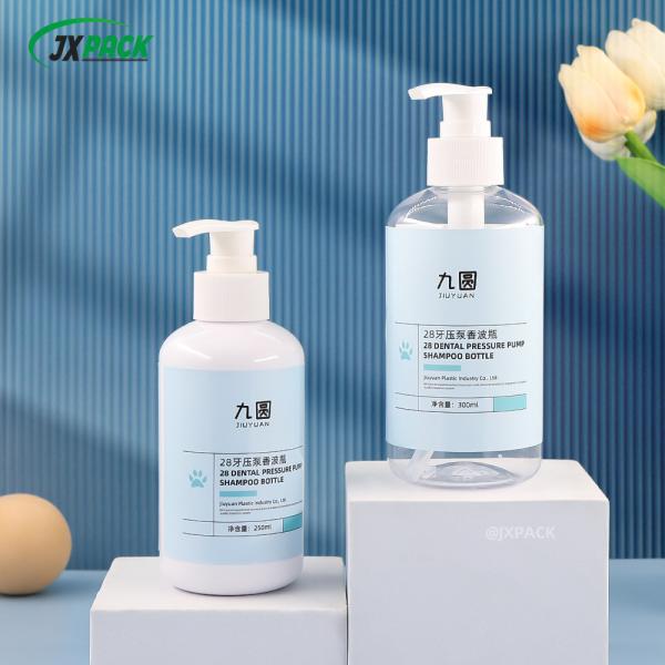 200ml 300ml 500ml Plastic Shampoo Bottles / Empty Shampoo And Conditioner Bottles