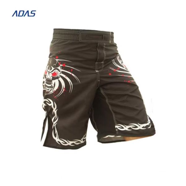 Unisex Youth Four Way Stretch Sublimation Printing Shorts For Combat Sports Mma