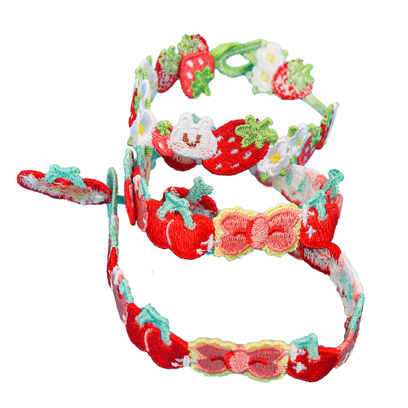 Customized Embroidered Exile Water Bracelet Personalized Hollow Canvas Adjustable Letter Bracelet Simple Style