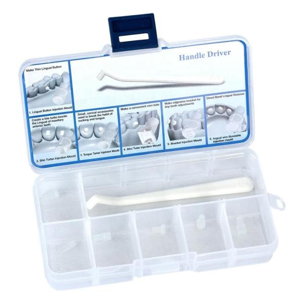 Mini Orthodontic Injection Mould for Lingual Buttons and Brackets
